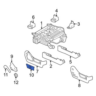 Ford OE - Front Left Seat Switch Panel Bezel