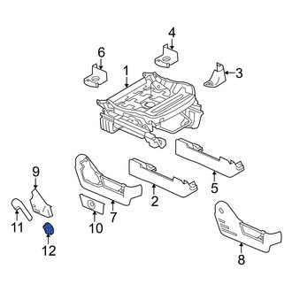 Ford OE - Front Seat Back Recliner Adjustment Handle
