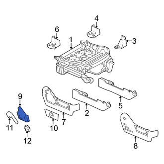Ford OE - Left Seat Trim Panel Cap