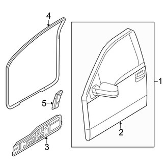 Ford OE - Front Door - Door & Components