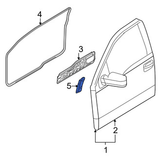 Ford OE - Front Left Door Seal