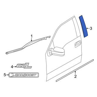 Ford OE - Front Left Door Applique