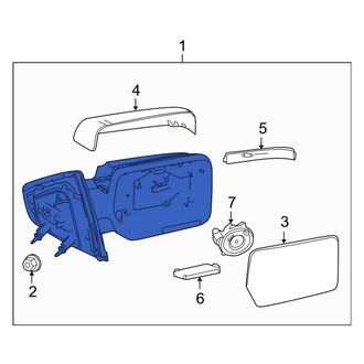 Ford OE - Front Right Door Mirror