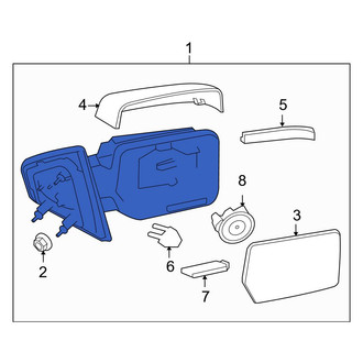 Ford OE - Front Left Door Mirror