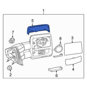 Ford OE - Front Left Door Mirror Cover