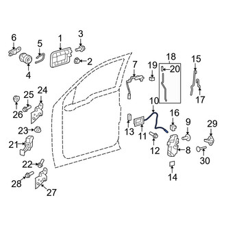 Ford OE - Front Door Latch Cable