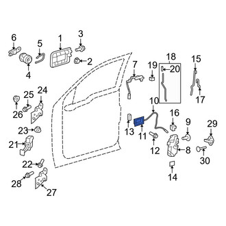 Ford OE - Front Right Inner Interior Door Handle