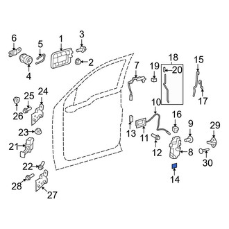 Ford OE - Interior Door Handle Screw Cap