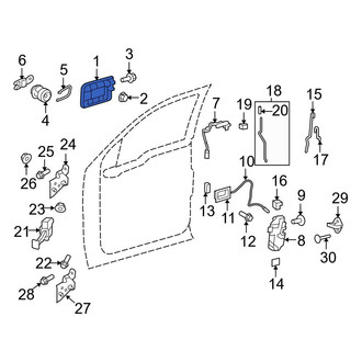Ford OE - Rear Left Outer Exterior Door Handle
