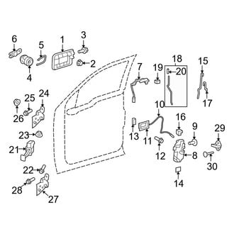Ford OE - Front Door - Lock & Hardware