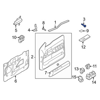 Ford OE - Door Interior Trim Panel Screw