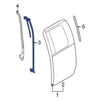 Ford OE - Rear Left Door Seal