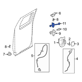 Ford OE - Rear Door Check