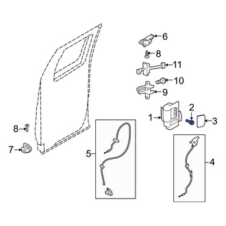 Ford OE - Rear Inner Interior Door Handle Bolt