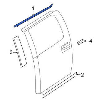Ford OE - Right Door Molding