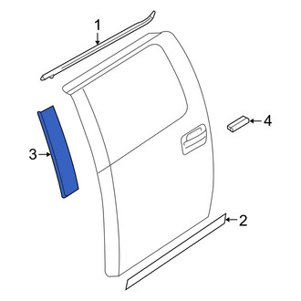 Ford OE - Rear Left Door Applique