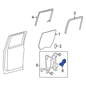Ford OE - Front Left Window Regulator