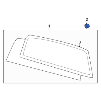 Ford OE - Back Glass Nut