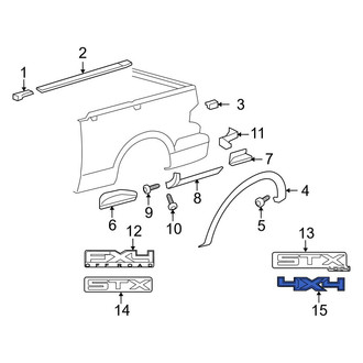 Ford OE - Rear Truck Bed Decal