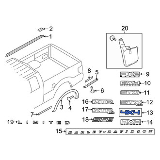 Ford OE - Rear Truck Bed Decal