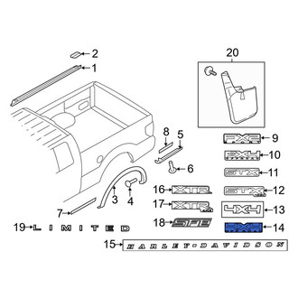 Ford OE - Rear Truck Bed Decal