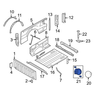 Ford OE - Rear Fuel Filler Neck Mount Plate