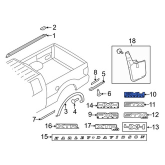 Ford OE - Rear Truck Bed Decal