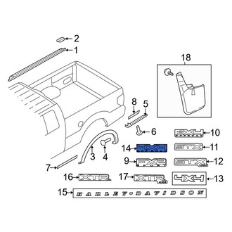 Ford OE - Rear Truck Bed Decal