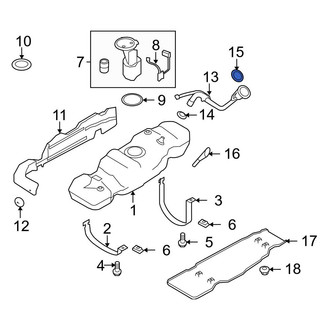 Ford OE - Fuel Filler Neck Mount Plate