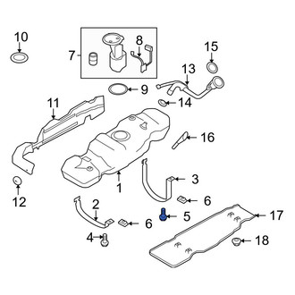 Ford OE - Rear Fuel Tank Strap Bolt