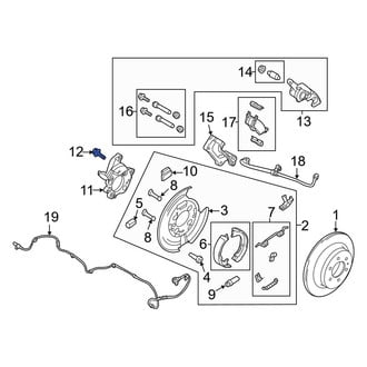 Ford OE - Brake Backing Plate Bolt
