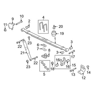 Ford OE - Rear Suspension - Suspension Components
