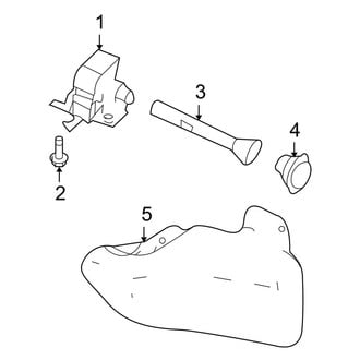 Ford OE - Spare Tire Carrier - Carrier & Components (FX2 / FX4 / Harley-Davidson Edition / King Ranch / Lariat / Platinum / STX / XL / XLT)