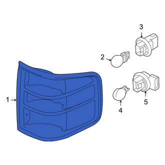 Ford OE - Rear Left Tail Light Assembly