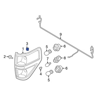 Ford OE - Headlight Mounting Nut