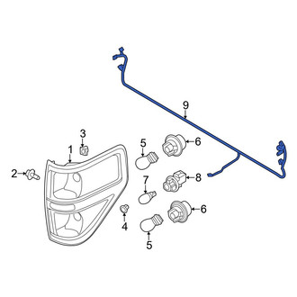 Ford OE - Rear Tail Light Wiring Harness