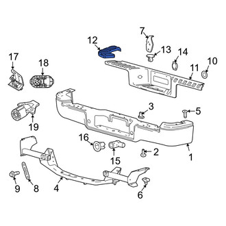 Ford OE - Rear Right Bumper Step Pad