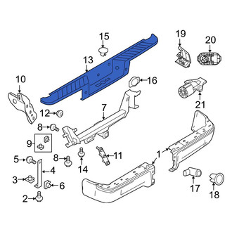 Ford OE - Rear Bumper Step Pad