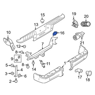 Ford OE - Bumper Cover Cap