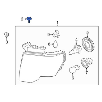 Ford OE - Radiator Shutter Screw