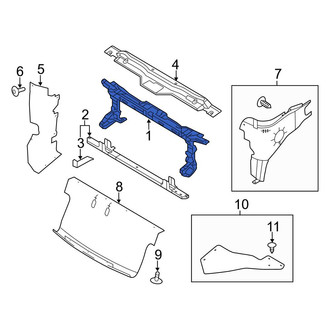 Ford OE - Front Radiator Support Panel
