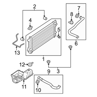 Ford OE - Cooling - Radiator & Components (SVT Raptor 5.4L)