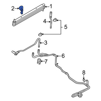 Ford OE - Automatic Transmission Oil Cooler Hose