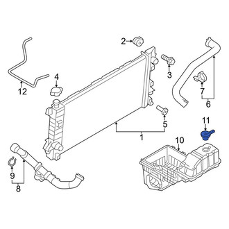 Ford OE - Engine Coolant Reservoir Cap