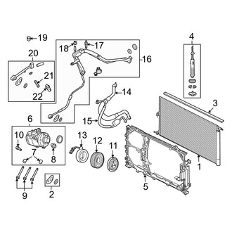 Ford OE - Air Conditioner & Heater - Condenser, Compressor & Lines (SVT Raptor)