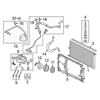 Ford OE - A/C Compressor Bolt