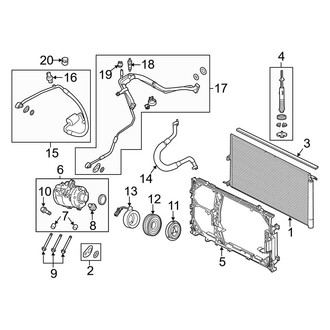 Ford OE - Air Conditioner & Heater - Condenser, Compressor & Lines (SVT Raptor)
