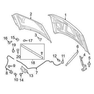 Ford OE - Hood & Grille - Hood & Components (SVT Raptor)