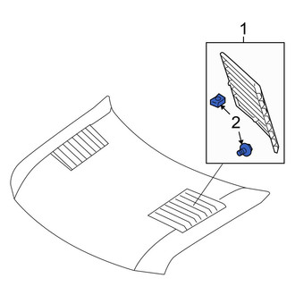 Ford OE - Hood Vent Clip