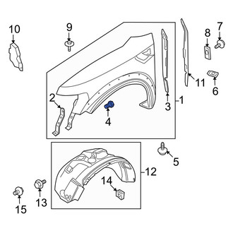 Ford OE - Fender Rivet